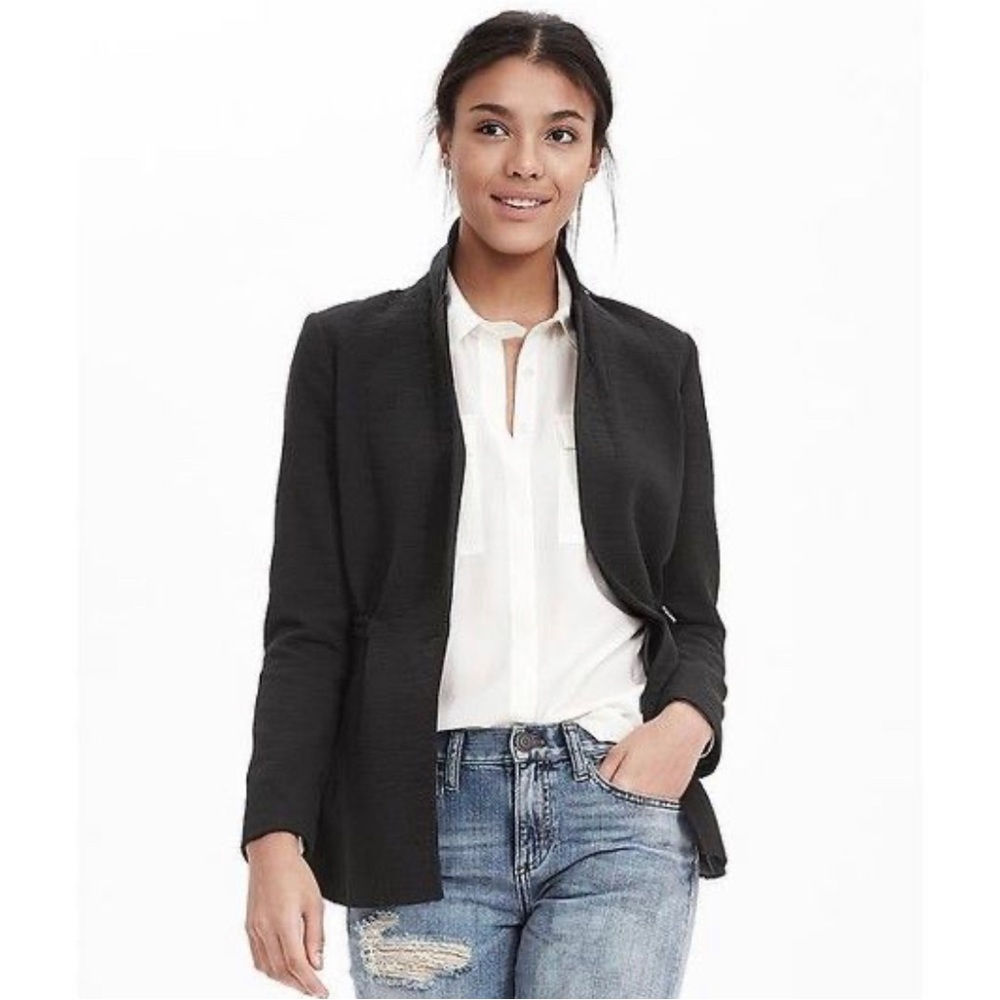 Banana Republic Heritage Tailored Cotton Blazer